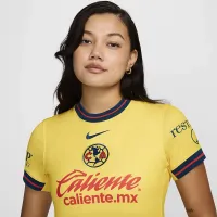 Club Америка 2024/25 Stadium Home женская Nike Dri-FIT Soccer Replica Jersey Yellow