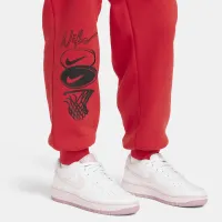Nike Culture of баскетбольні Big дитячі Fleece Pants колір червоний