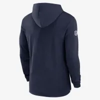 Dallas Cowboys Sideline мужские Nike Dri-FIT NFL Long-Sleeve Hooded Top цвет серый