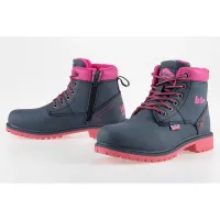 Кроссовки Lee Cooper LCJ-21-01-0707K - гранатово-розовые