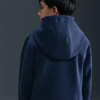 Nike Sportswear Club Fleece Big детские Толстовка с капюшоном синий