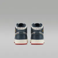Nike Air Jordan 1 Mid SE Big детские Кроссовки синий