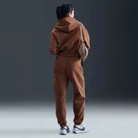 Nike Sportswear Phoenix Fleece женская С высокой Талией оверсайз Sweatpants цвет коричневый