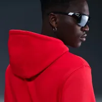 Nike Club мужские Pullover Fleece Толстовка с капюшоном цвет красный