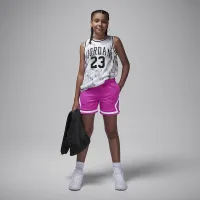 Nike Jordan Big дитячі Dri-FIT MJ Diamond шорти Pink