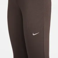 Nike Sportswear Chill Knit женская Tight Mini-Rib Flaцвет красный лосины цвет коричневый