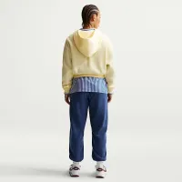 Nike Sportswear Phoenix Fleece жіноча оверсайз Cropped Henley Толстовка з капюшоном колір коричневий