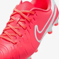 Nike Jr. Tiempo Legend 10 Club Little/Big детские Multi-Ground Low-Top футбольные бутсы Pink