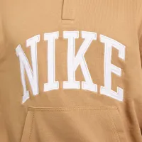 Nike Club Fleece чоловічі Long-Sleeve Fleece Polo колір коричневий