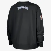 Minnesota Timberwolves Hardwood Classics женская Nike NBA Phoenix Fleece Premium Crewneck свитшот цвет черный