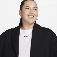 Nike Sportswear Tech Fleece женская оверсайз Duster Куртка (большие размеры) цвет черный