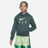 Nike Big дитячі (Girls') Therma-FIT баскетбольні Толстовка з капюшоном колір зелений