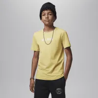 Nike Jordan Paris Saint-Germain Big дитячі Graphic футболка Yellow