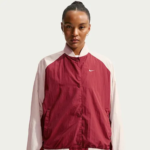 Nike Sportswear женская оверсайз Varsity Куртка цвет красный