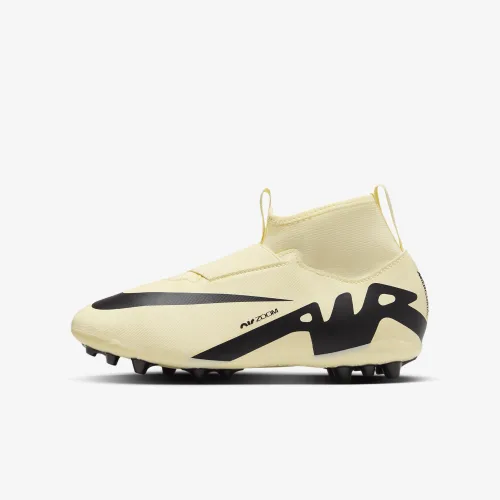 Nike Jr. Mercurial Superfly 9 Academy Little/Big детские Artificial-Grass High-Top футбольные бутсы Yellow