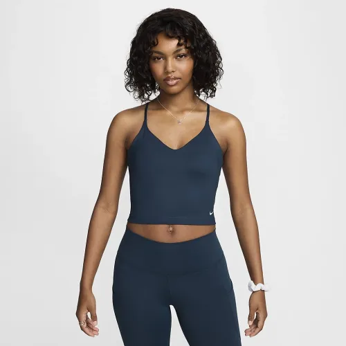 Nike Indy жіноча Light-Support Padded Sports Bra Tank блакитний
