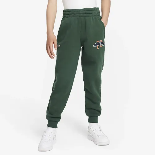 Nike Sportswear Club Fleece Big детские Joggers цвет зеленый