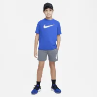 Nike Multi Big детские (для мальчиков) Dri-FIT Graphic тренировочные Top синий
