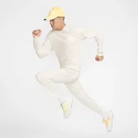 Nike Primary Fleece мужские Dri-FIT UV Performance Crew цвет коричневый