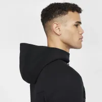 Nike Tech мужские Full-Zip Windrunner Толстовка с капюшоном цвет черный