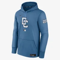 Washington Nationals Authentic Collection City Connect чоловічі Nike Therma MLB Pullover Толстовка з капюшоном блакитний