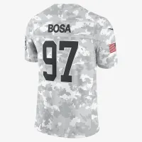 Nick Bosa San Francisco 49ers Salute to Service чоловічі Nike Dri-FIT NFL Limited Jersey колір білий