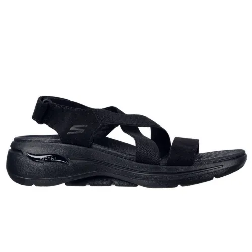 Кросівки Сандалі Жіночі Skechers GO WALK Arch Fit (140257-BBK)