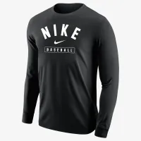 Nike Baseball чоловічі Long-Sleeve футболка колір чорний