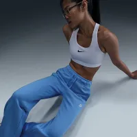 Nike Sportswear Club Fleece женская Mid-Rise Wide-Leg Sweatpants синий