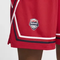 USAB Practice женская Nike баскетбольные шорты цвет красный