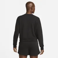 Nike Dri-FIT One женская Crew-Neck French Terry свитшот цвет черный