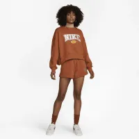 Nike Sportswear Phoenix Fleece City Edition женская Over-оверсайз Crewneck свитшот Orange