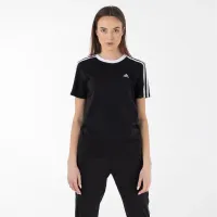 Футболка adidas Essentials 3-Stripes GS1379 -  Черная