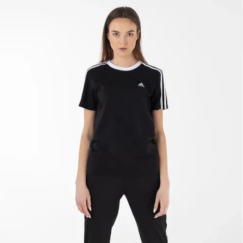 Футболка adidas Essentials 3-Stripes GS1379 -  Черная
