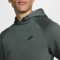 Nike Sportswear Tech Fleece мужские Pullover Толстовка с капюшоном цвет зеленый