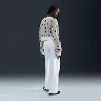 Nike Naomi Osaka женская Engineeцвет красный Knit Sweater цвет коричневый