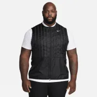 Nike Therma-FIT Repel мужские Full-Zip Down для гольфа Vest цвет черный