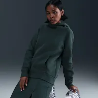 Nike Sportswear Tech Fleece женская юбка цвет зеленый