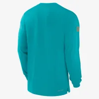Miami Dolphins Sideline Player Team Issue Men’s Nike Dri-FIT Long-Sleeve Top колір зелений