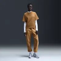 Nike Sportswear Essential женская Boxy футболка цвет коричневый