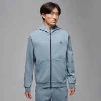 Nike Jordan Sport Hoop Fleece мужские Dri-FIT Full-Zip Толстовка с капюшоном цвет серый