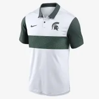 Michigan State Spartans Primetime Campus Vapor мужские Nike Dri-FIT College Polo цвет белый