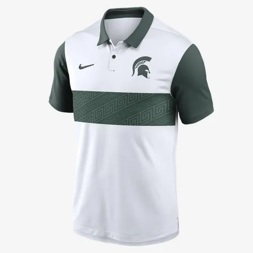 Michigan State Spartans Primetime Campus Vapor чоловічі Nike Dri-FIT College Polo колір білий