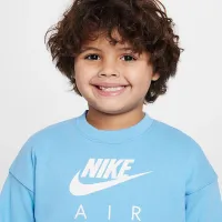 Nike Sportswear Little дитячі Air Fleece 2-Piece Crew комплект блакитний