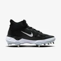 Nike Alpha Huarache Elite 4 Mid чоловічі бейсбольні бутси колір чорний