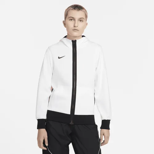 Nike Dri-FIT Showtime жіноча Full-Zip баскетбольні Толстовка з капюшоном колір білий