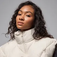 Nike Jordan Brooklyn жіноча Therma-FIT Quilted Puffer Vest колір коричневий