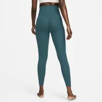 Nike Yoga Luxe жіноча З високою талією 7/8 Infinalon лосіни колір зелений
