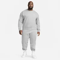 Nike Solo Swoosh мужские Fleece Crew цвет серый