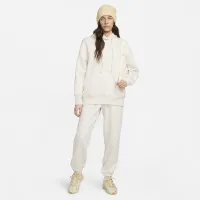 Nike Sportswear Phoenix Fleece женская оверсайз Pullover Толстовка с капюшоном цвет коричневый